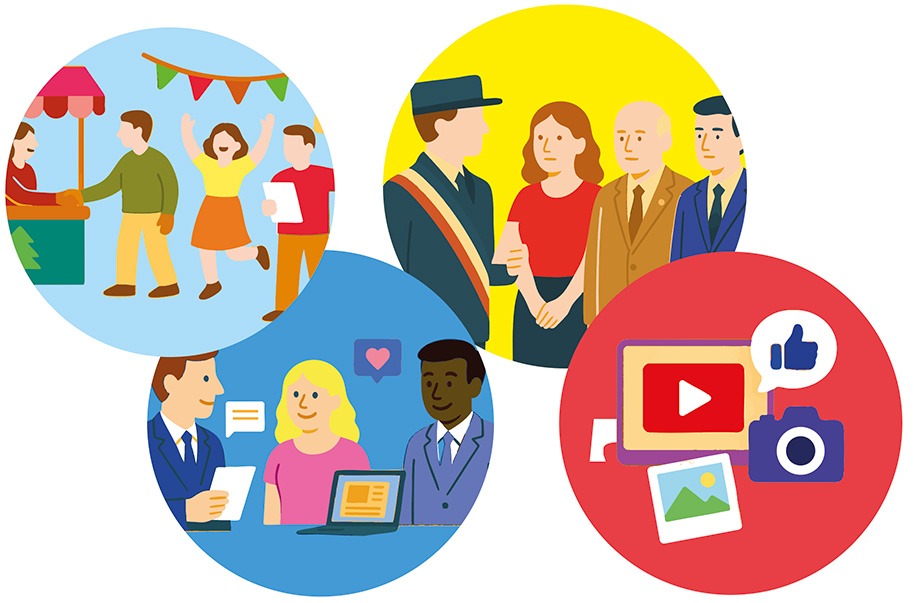 La communication publique au service de la population : citoyens, habitants, contribuables, usagers des services