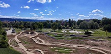 Pumptrack et piste VTT Ludi’Park au parc des Ouillons